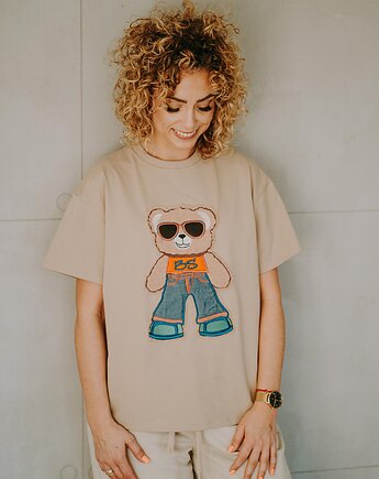 T-shirt oversize JackieTeddy dla mamy, BejbiStory