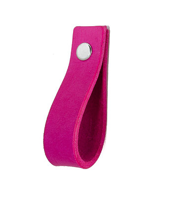 Skórzany uchwyt meblowy COLORISO FUCHSIA, Coloriso