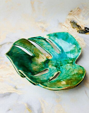 Ceramiczna miska Monstera Butelkowa Fantazja, annaflora
