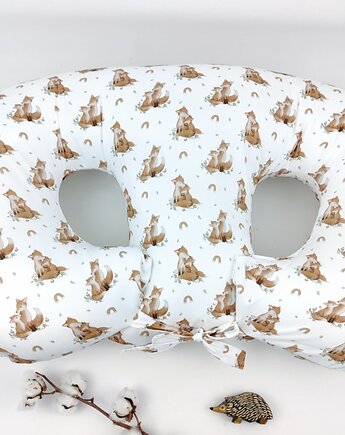 Poduszka do karmienia bliźniąt, prezent dla bliźniąt, poduszka bliźniaków, Enitka Sweet Baby Room