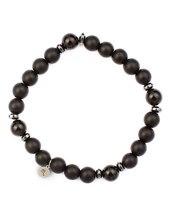 Męska bransoletka zodiakalna - Skorpion - Ochrona i odwaga III, Kulka Bransoletki