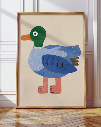 Plakat  Kaczka niebieska, MUKI design