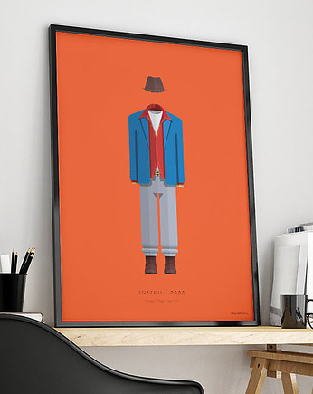 Snatch - Przekręt - plakat 50x70 cm fine art, minimalmill