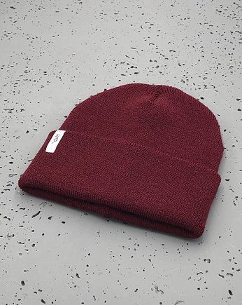 Czapka beanie burgundowa, HARP TEAM