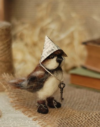 Wróbelek- miniaturka, BoboLobo Handicraft