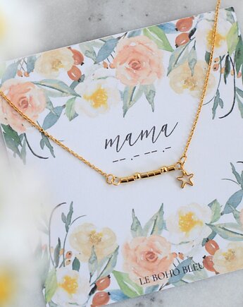 MAMA - Alfabet Morse'a - Naszyjnik, Le Boho Bleu
