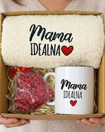 Zestaw prezentowy MAMA IDEALNA upominek na dzień Matki dla mamy, DESION