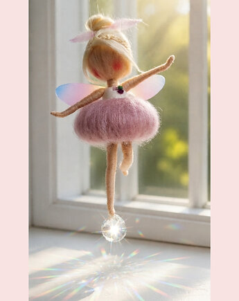 Wróżka Balerina z Kryształem - Zawieszka Suncatcher / Lili, Aveloria
