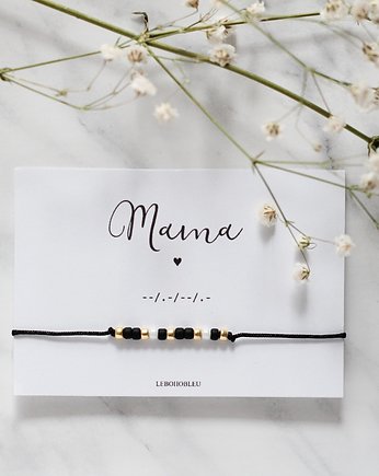 MAMA Morse Code Bracelet, Le Boho Bleu