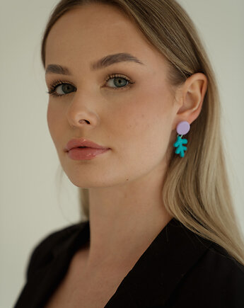 Wiszące kolczyki Henri Matisse MINI, Dwie Gliny