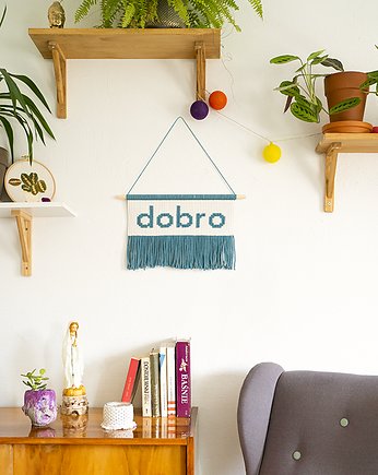 Makrama z wyrazem! DOBRO, kipu