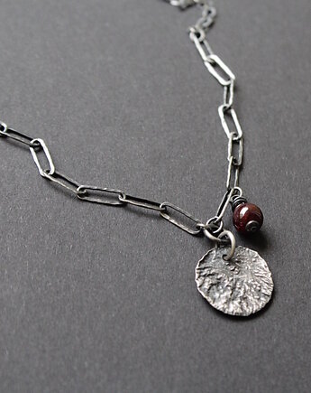 Naszyjnik na surowo z Granatem, fado