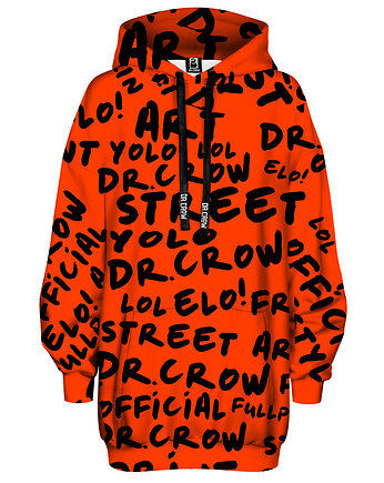 Bluza Oversize Tunika DR.CROW Dr.Crow Orange, DrCrow