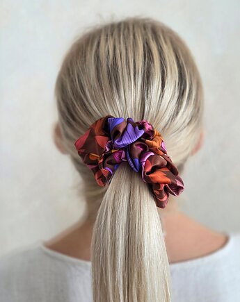 Gumka jedwabna, scrunchie, wild  last summer MAXI, Capillum