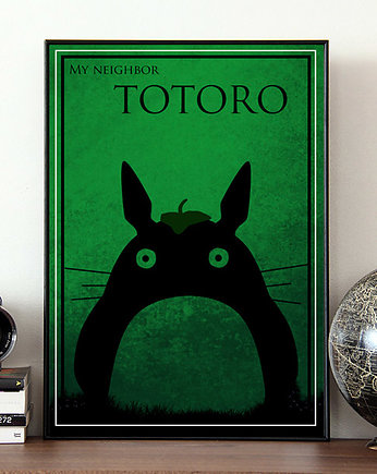 Plakat Totoro - Miyazaki, Ghibli , minimalmill