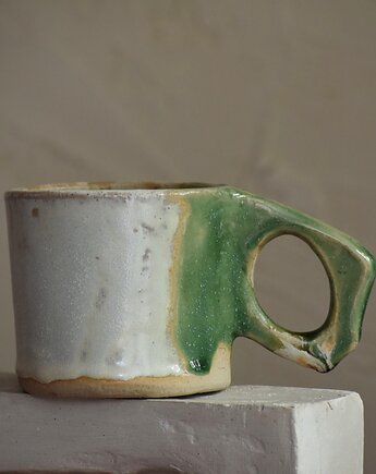 BATEKE_kubek ceramiczny 2_kolory lata, LEP NA GLINĘ