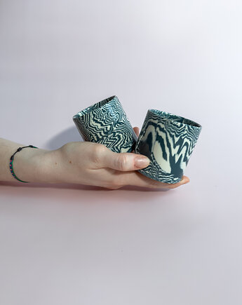 Czarka / kubek nerikomi psychodeliczna parka, mezkla studio