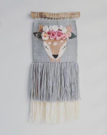 Makatka  Makrama Sarenka, wool and stick