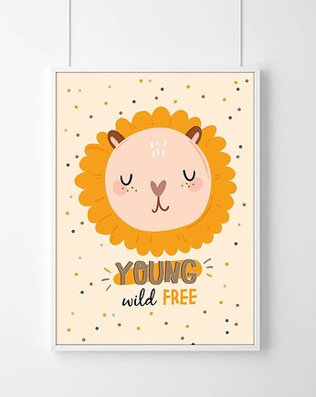 Plakat Young wild free, sielankowo