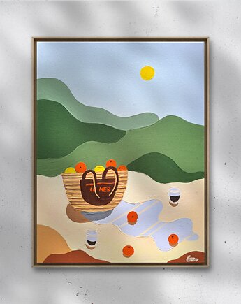 Obraz na płótnie "Kosz z owocami", sous le soleil atelier