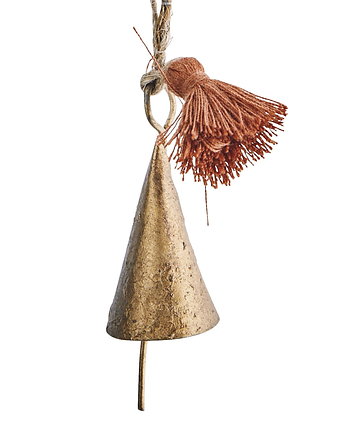 Dekoracja Dzwonek na choinkę 5cm boho, OSOBY - Prezent dla teścia