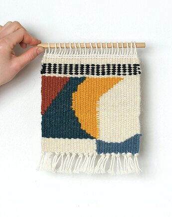 Ręcznie tkana makatka ABSTRACT   Kilim geometryczny, SPLOTKA