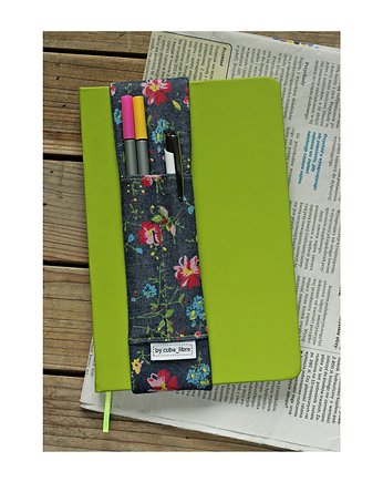 Piórnik na notes, kalendarz - Jeans / Na zamówie, cuba libre