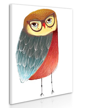 Obraz na płótnie Stylowa sowa 60x80cm, NOWdeco
