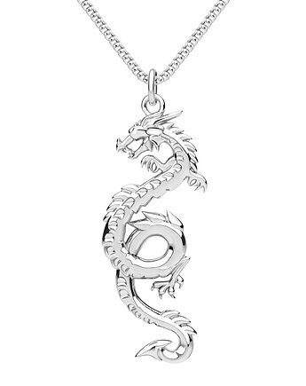 SMOK CHIŃSKI- naszyjnik srebro 925, ISSI Jewelry