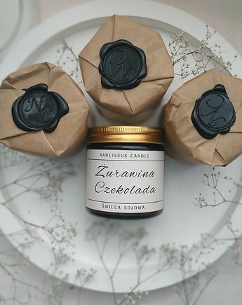 Świeca sojowa żurawina i czekolada, Narcissus Candle
