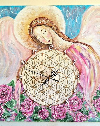 Zegar ścienny Anioł Stróż, ajlla