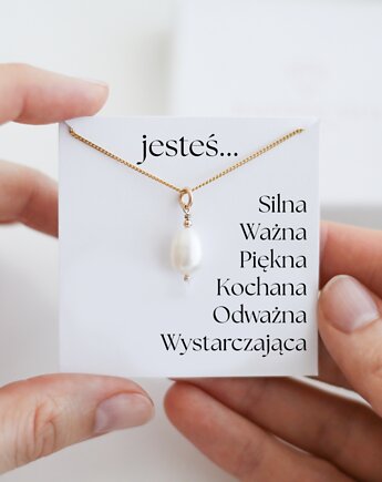 Naszyjnik z Perłą, Symbol Wartości i Siły, Vinci Woman