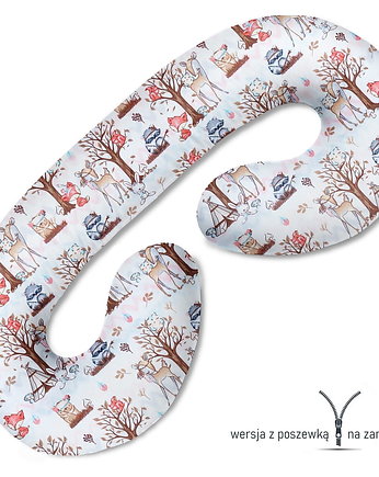 Poduszka ciążowa do spania i karmienia Tipi i sarenki, Baby Love Decor