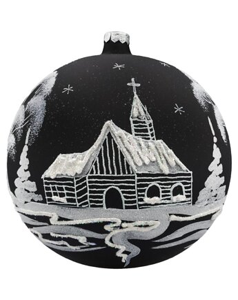 Bombka okrągła duża: Czarna noc, Syn Bombkarza