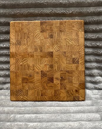 Dębowa deska sztorcowa 31,5x29,5x4 cm, Drewnomaniak Oskar Piotrowski