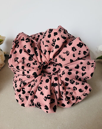 Gumka Maxi Scrunchie Panterka różowa, Seylla pracownia