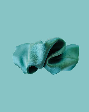 Scrunchie spinka klamra jedwabna morska bryza, Capillum