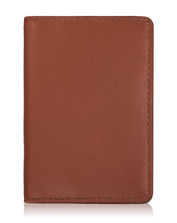 Etui na karty koniakowe skórzane eleganckie RFID Paolo Peruzzi KV-05-CG, Paolo Peruzzi