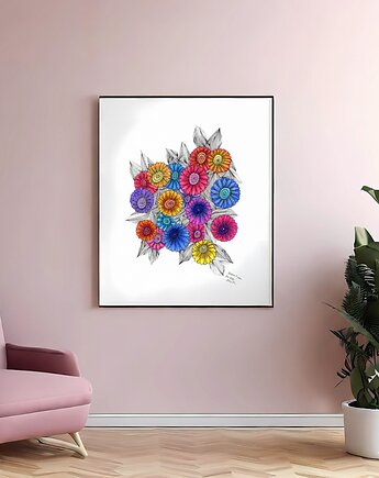 15. BUKIET - rysunek, plakat., kama4you