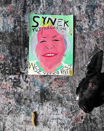PORTRET personalizowany na urodziny prezent ZE ZDJĘCIA dla Rodziny Przyjaciela, BEATNIK illustration