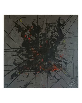 In My Darkest Moments 80x80 Abstrakcja, Joanna Bilska
