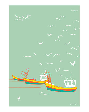 Plakat Sopot Kutry, Gliniana Kura