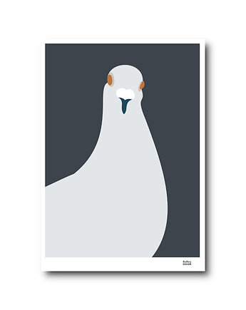 Plakat A4 Gołąb Agnieszka, Hultaj Design