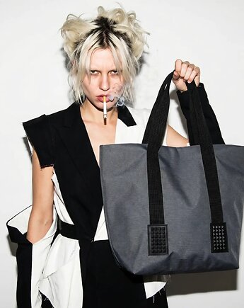 Torba shopper Lortido grafitowa 