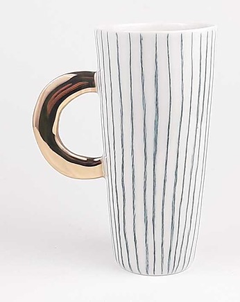 Kubek porcelanowy  do herbaty B&W, cerama studio