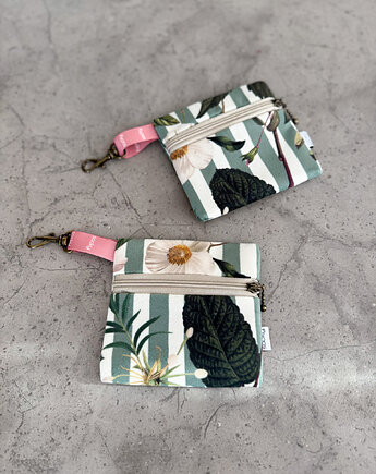 Welurowe etui na słuchawki verde, sacky bag