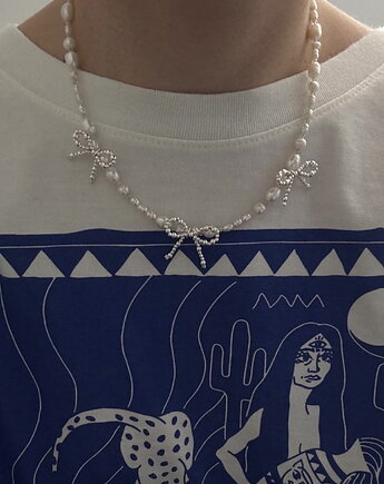 Naszyjnik Kokardka srebro, Vander jewelry