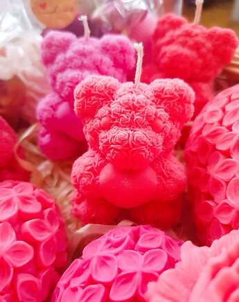 Świeca Miś z Sercem Pomarańcza z goździkiem, Papilio Naturals