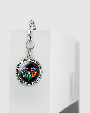 Zakładka do książki - Serce folkowe czarne