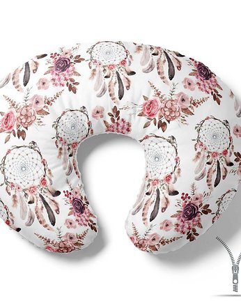 Poduszka rogal do karmienia Różany łapacz snów, Baby Love Decor